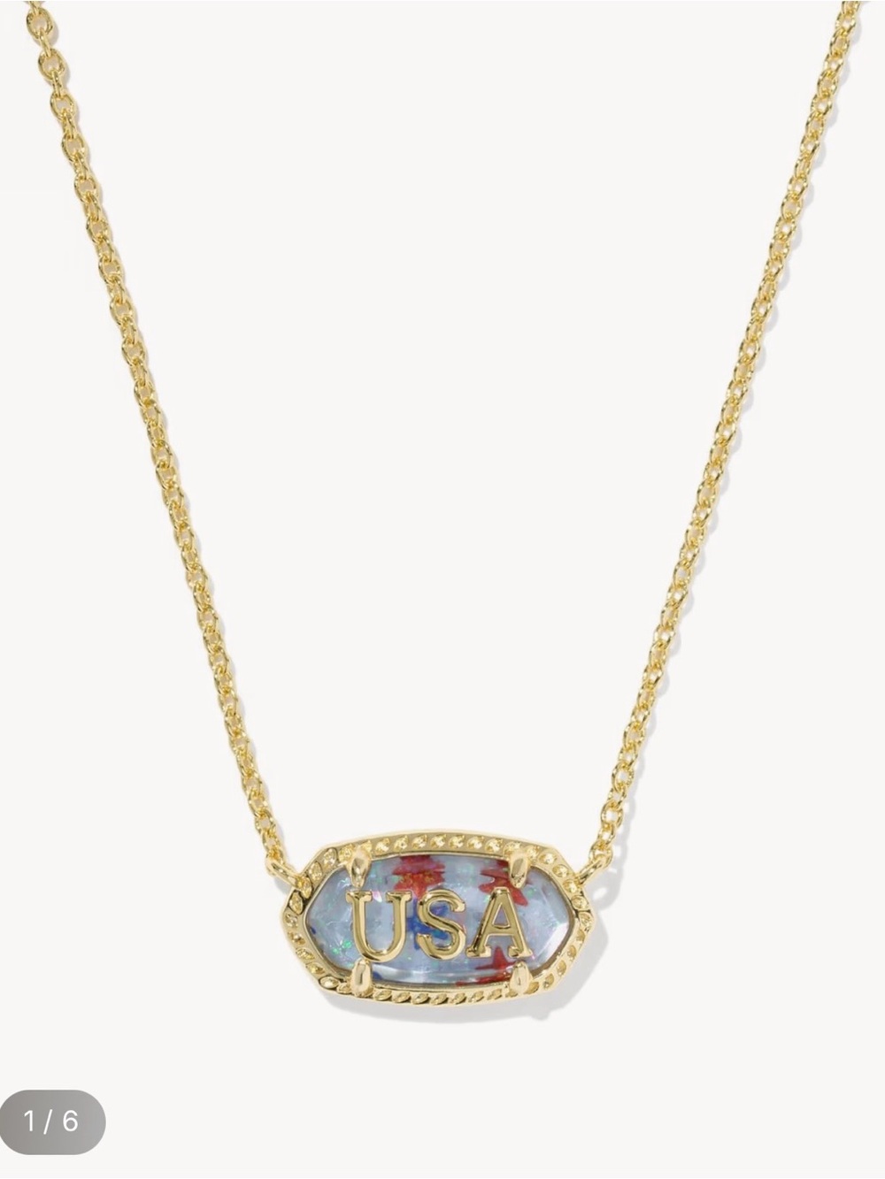 NWT Kendra Scott USA Elisa Necklace